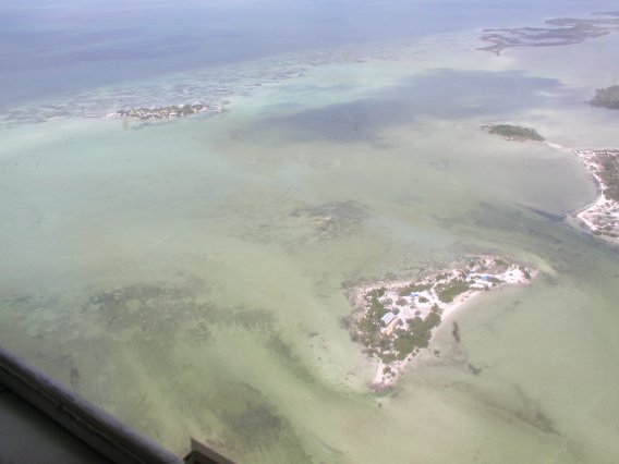 Flying from Corozal to San Pedro