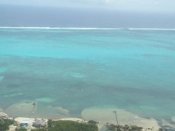 Flying Over Cayes
