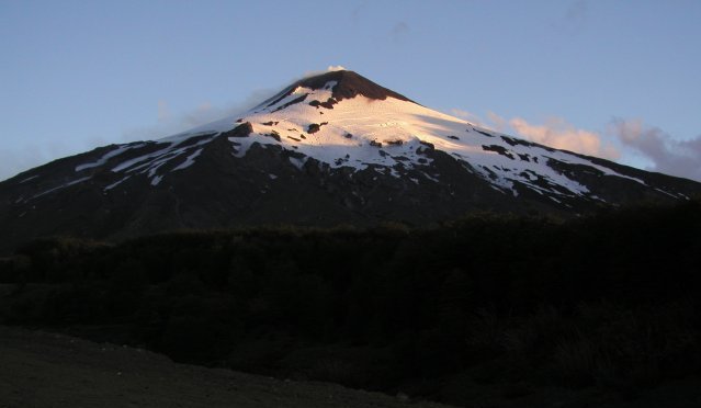 Volcano at Dusk