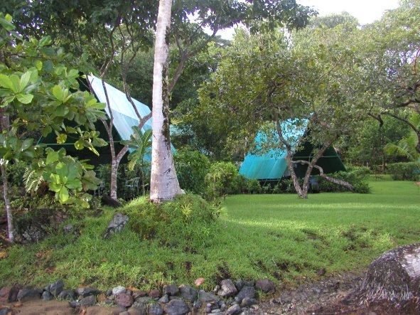 Tent Camp from Beach