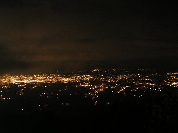 View from Our Room at Night