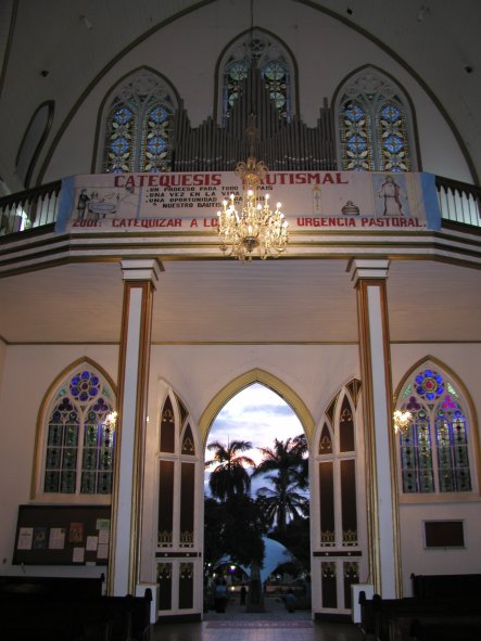 Metal Church Entrance
