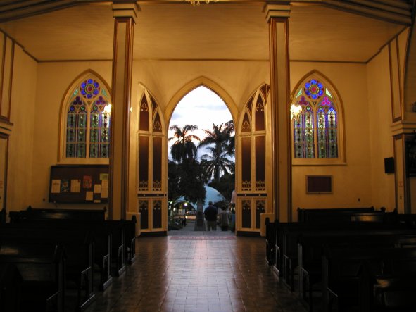 Metal Church Entrance