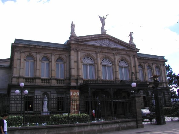 Outside Teatro Nacional