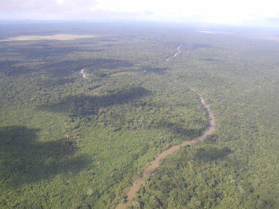 Over Belize