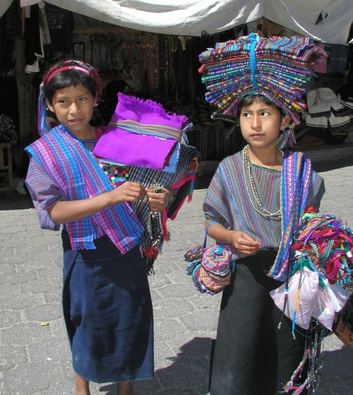 Young Girls Hawking
