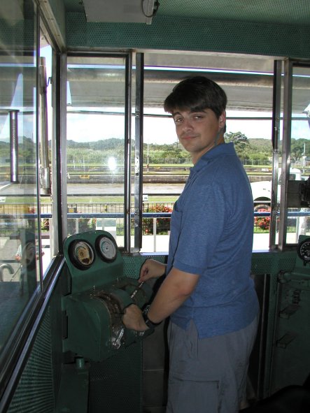 Keith in Old Locomotive