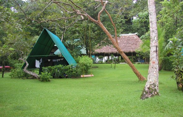 Our Tent and the Main Palapa