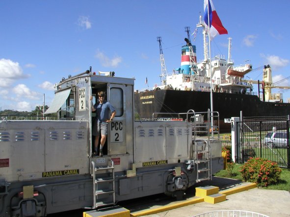 Keith in Old Locomotive